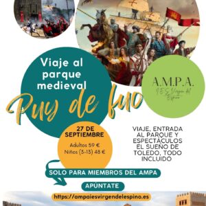 EXCURSIÓN AMPA A PUY DU FOU