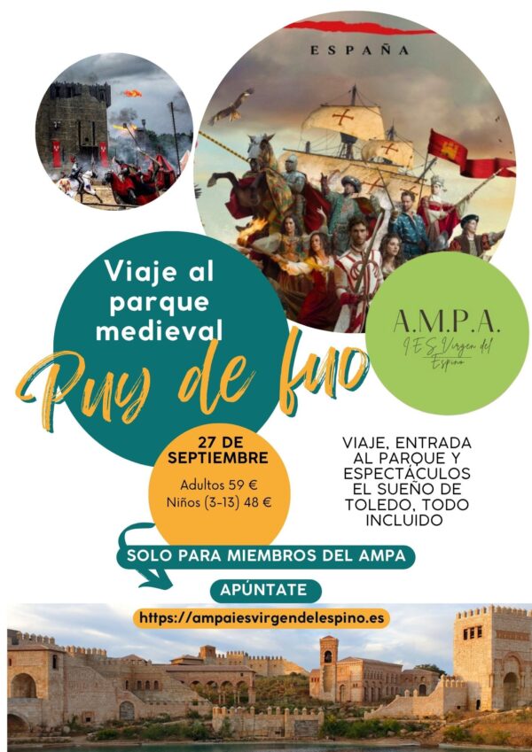 EXCURSIÓN AMPA A PUY DU FOU